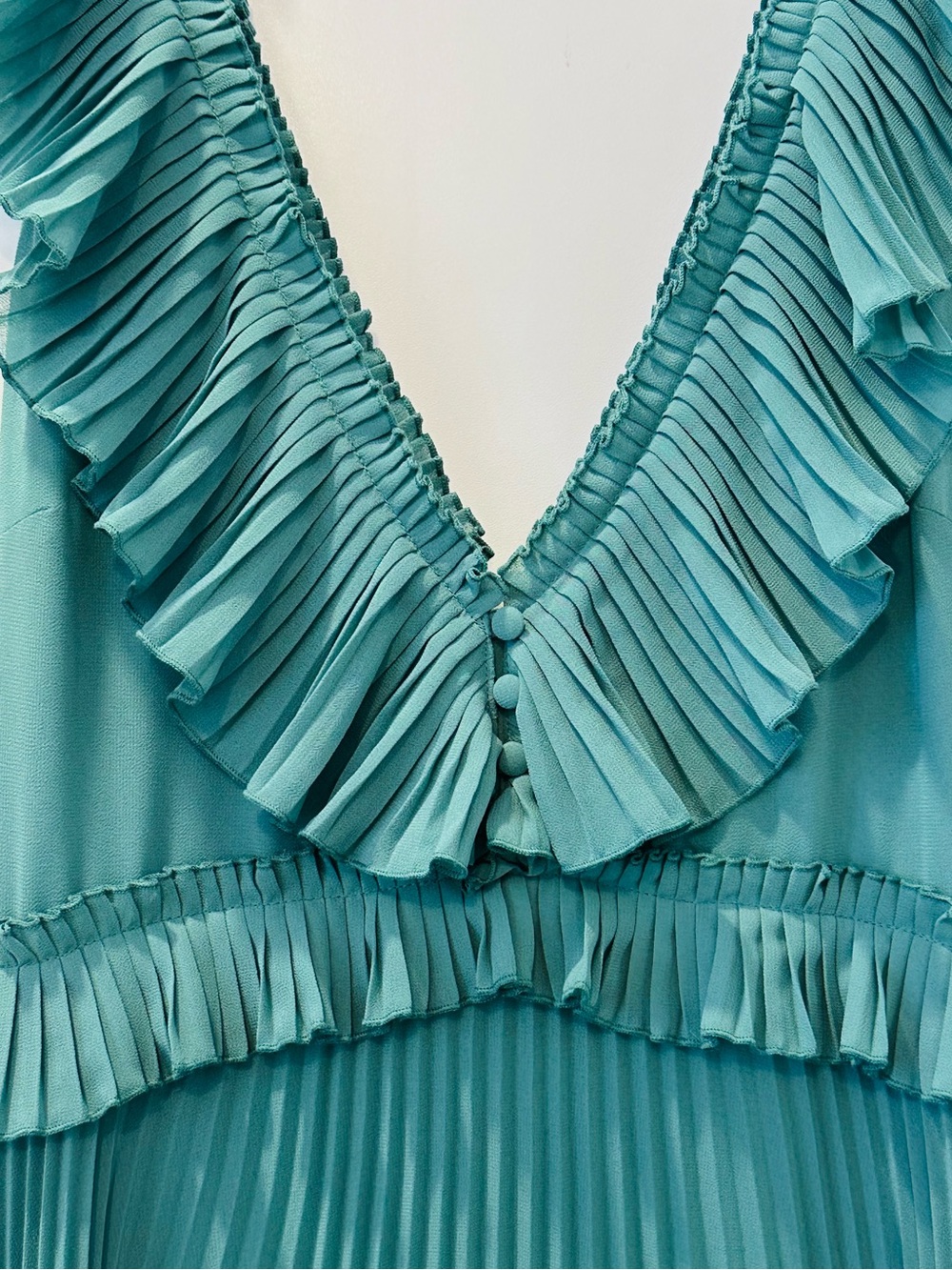 NWOT Sezane Rachelle Dress, Sage, 34 - Picture 4 of 8